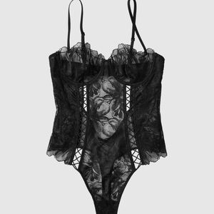 Unlined Lace Bodysuit